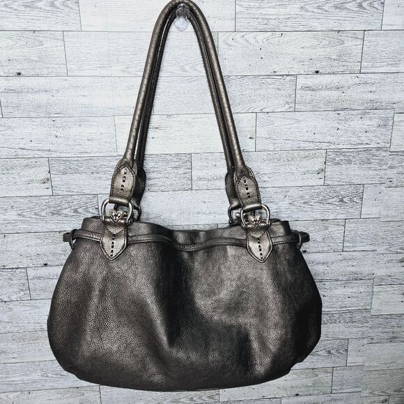 Brighton Lolita Masterpiece Collection Pewter Magnetic Shut Shoulders Bag - Picture 4 of 10